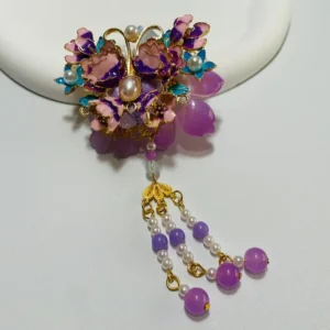 Pen Toppers Purple Flower