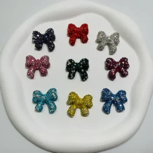 Rhinestone Beads Bow Style Two
