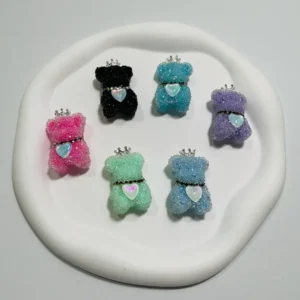Sugar Beads Bear With Heart